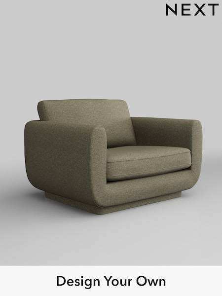 Tweedy Chenille/Mid Moss Green N Premium Pia (W45101) | £1,025