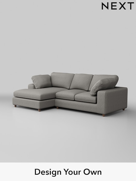 Woven Chenille Easy Clean/Light Grey N Premium The Snuggle Grand (W45105) | £2,575