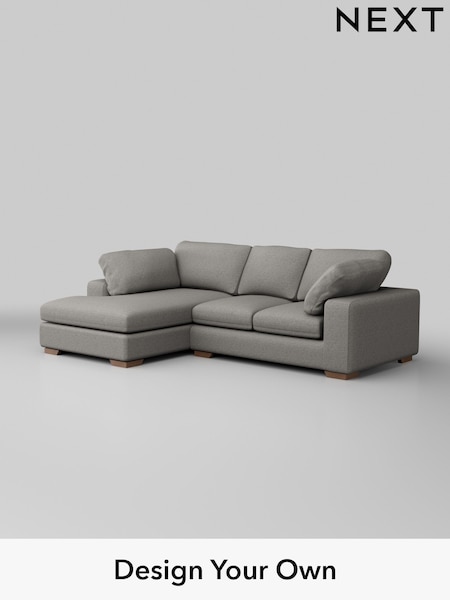Woven Chenille Easy Clean/Light Grey N Premium The Snuggle Grand (W45105) | £2,650