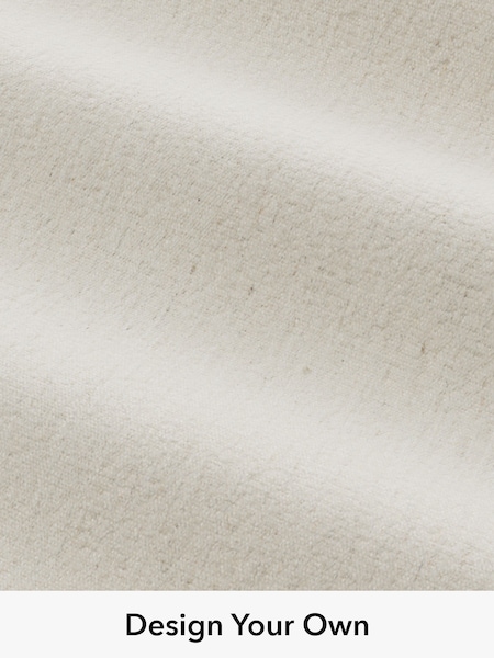 Relaxed Linen Look/Oyster Fabric By Metre (W45111) | £100