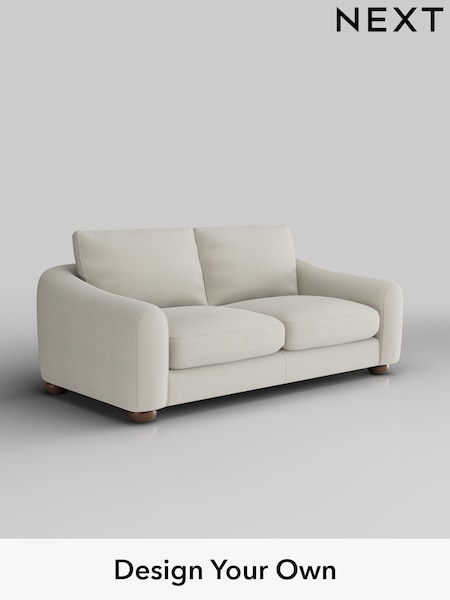 Relaxed Linen Look/Oyster Arches (W45112) | £1,225