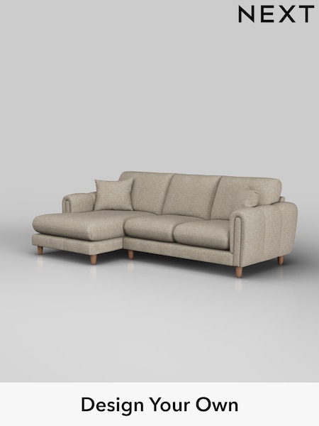 Woven Chenille Easy Clean/Mid Natural Odella (W45114) | £1,950