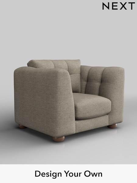 Woven Chenille Easy Clean/Mid Natural Jasmine (W45115) | £1,075