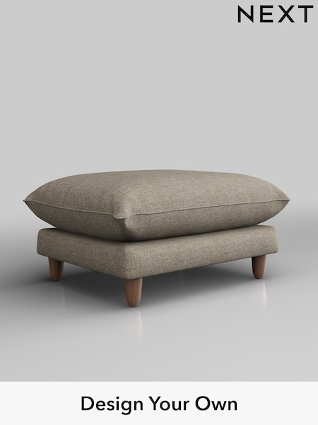 Woven Chenille Easy Clean/Mid Natural Noa Deep Relaxed Sit (W45116) | £525
