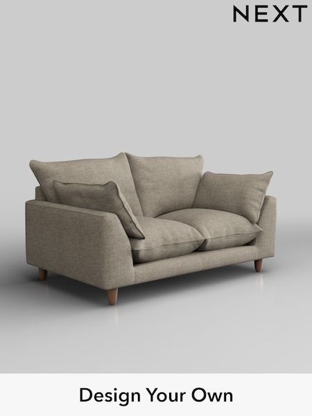 Woven Chenille Easy Clean/Mid Natural Noa Deep Relaxed Sit (W45116) | £1,075