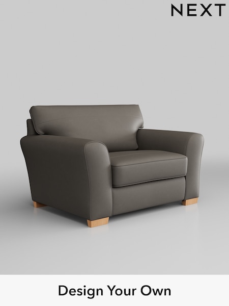 Turin Leather/French Grey Michigan Leather (W45117) | £1,225