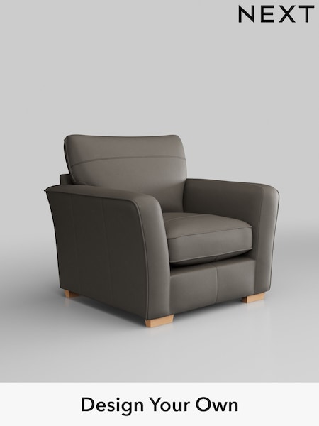 Turin Leather/French Grey Heath Highback Leather (W45126) | £1,450