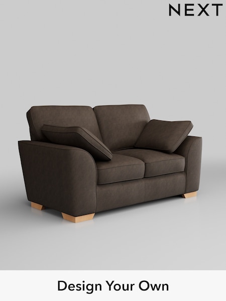 Antiqued Leather/Dark Brown Stamford Leather (W45145) | £1,975
