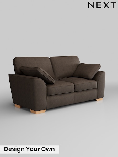 Antiqued Leather/Dark Brown Stamford Leather (W45145) | £2,075