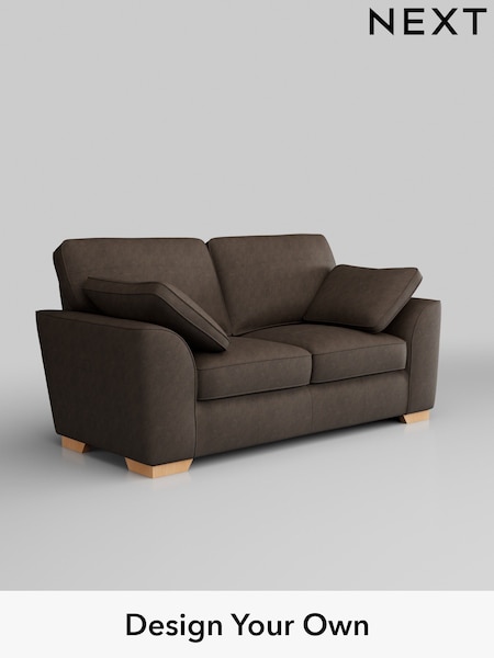 Antiqued Leather/Dark Brown Stamford Leather (W45145) | £2,075