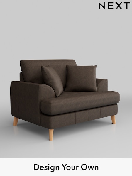 Antiqued Leather/Dark Brown Parker Leather (W45150) | £1,675