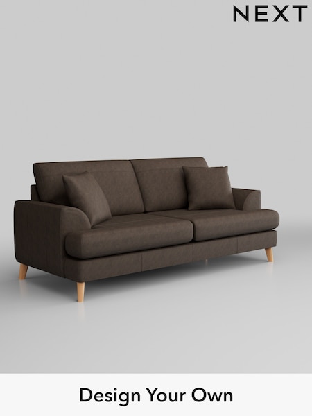 Antiqued Leather/Dark Brown Parker Leather (W45150) | £2,175