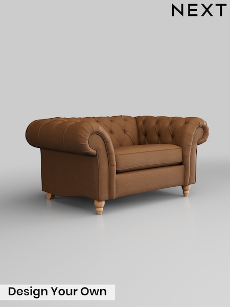 Antiqued Leather/Light Tan Brown Gosford Leather Deep Sit (W45156) | £2,275