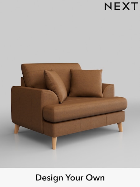 Antiqued Leather/Light Tan Brown Parker Leather (W45159) | £1,675