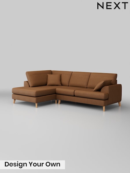 Antiqued Leather/Light Tan Brown Parker Leather (W45159) | £2,899