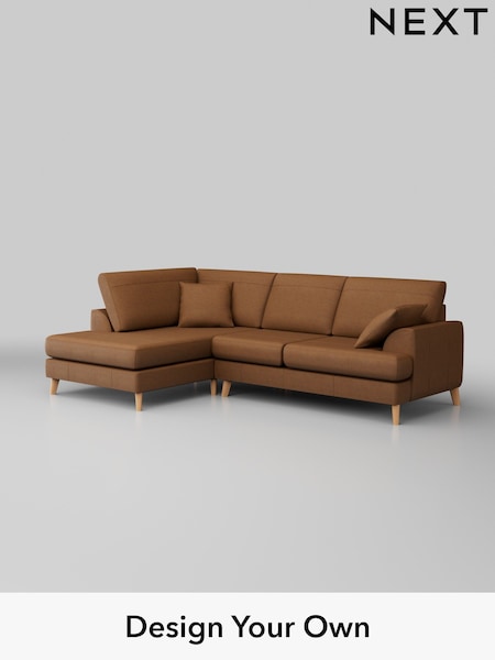 Antiqued Leather/Light Tan Brown Parker Leather (W45159) | £2,899
