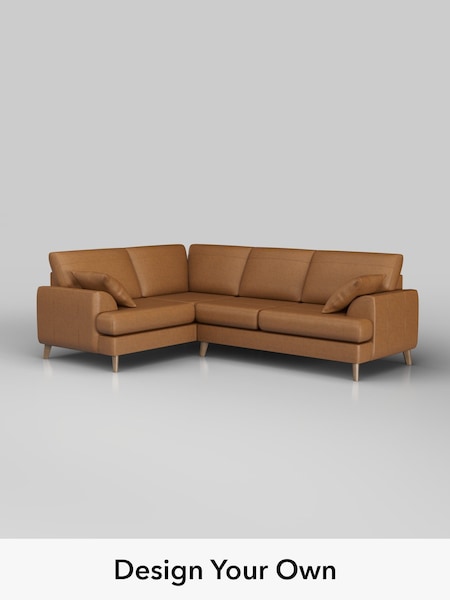 Antiqued Leather/Light Tan Brown Parker Leather (W45159) | £3,025