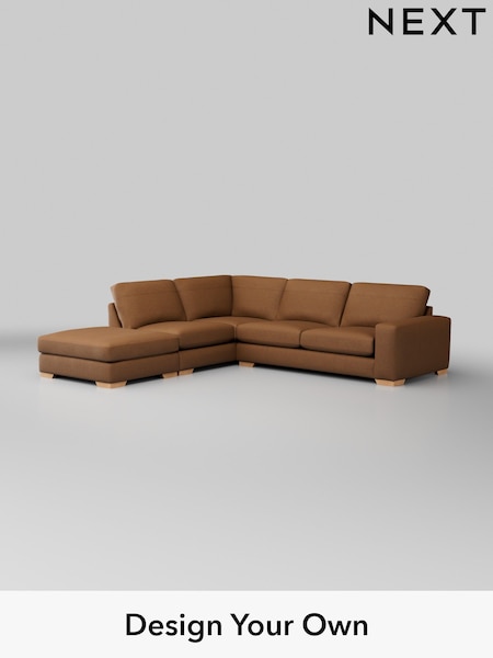 Antiqued Leather/Light Tan Brown Houghton Leather Deep Sit (W45164) | £4,250