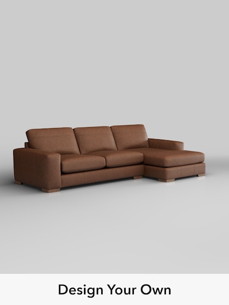 Rustic Leather/Light Brown Houghton Leather Deep Sit (W45188) | £2,750