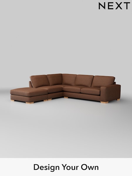 Rustic Leather/Light Brown Houghton Leather Deep Sit (W45188) | £4,150