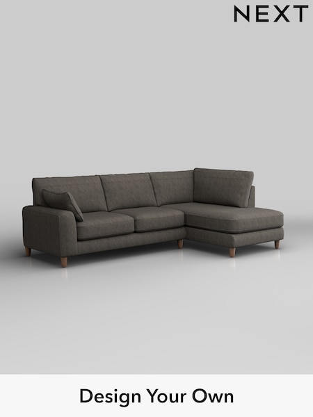 Antiqued Leather/Grey Campbell Leather (W45192) | £2,775
