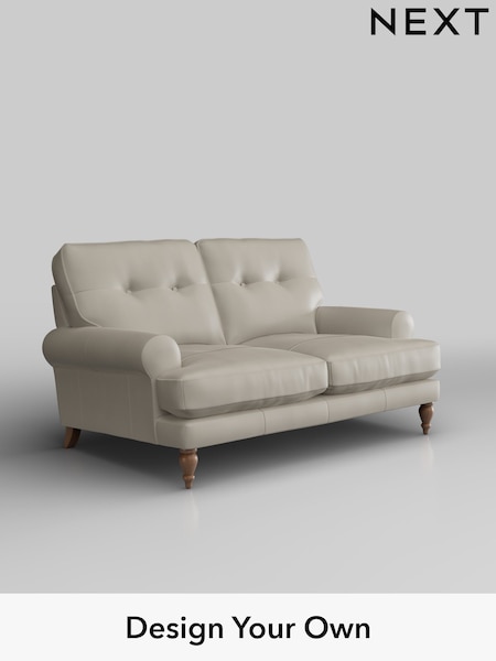 Columbia/Silver Grey Erin Buttoned Back Leather Deep Sit (W45199) | £1,799
