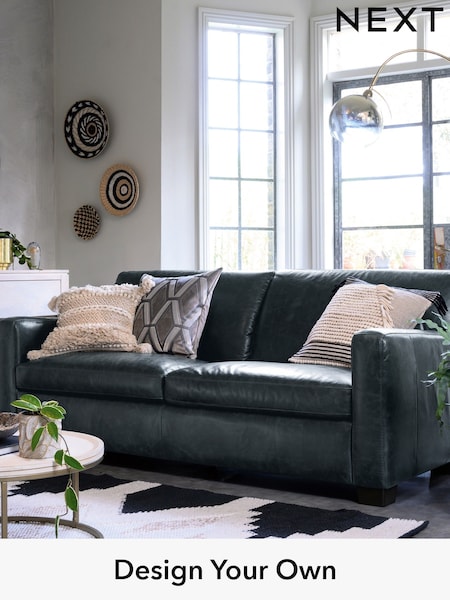 Vintaged/Smoky Grey Darwin Leather (W45217) | £1,499