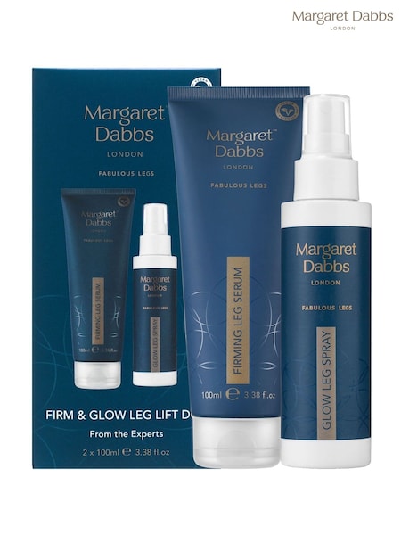Margaret Dabbs London Firm Glow Leg Lift Duo Body Moisturiser (W45423) | £44