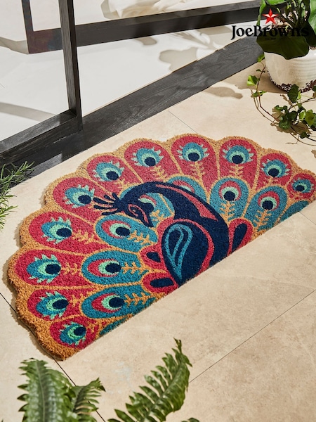 Joe Browns Pink Joe Browns Pink Bold Peacock Shaped Coir (W45496) | £21