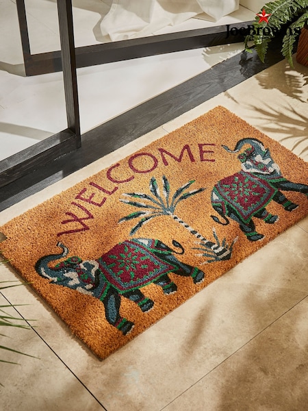 Joe Browns Grey Joe Browns Grey Tropical Elephants "Welcome" Rectangle (W45501) | £21