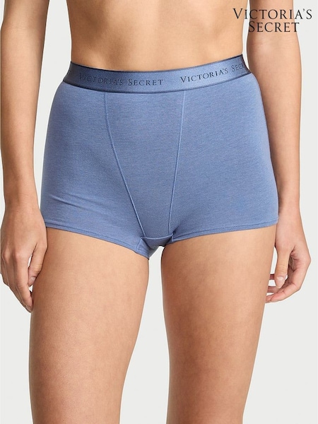 Victoria's Secret Moonlight Blue High Waist Logo Knickers (W45553) | £9