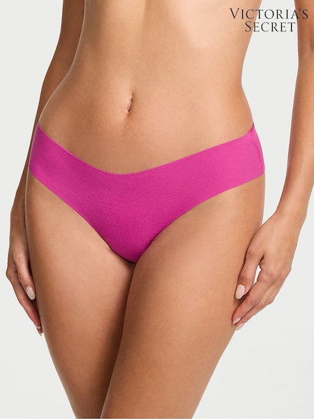 Victoria's Secret Allure Pink Thong Sheer Logo Knickers (W45563) | £9