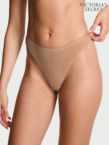 Victoria's Secret Praline Nude Thong Knickers (W45567) | £9