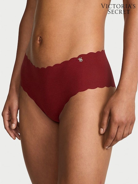 Victoria's Secret Sangria Red Cheeky Scalloped Knickers (W45605) | £9