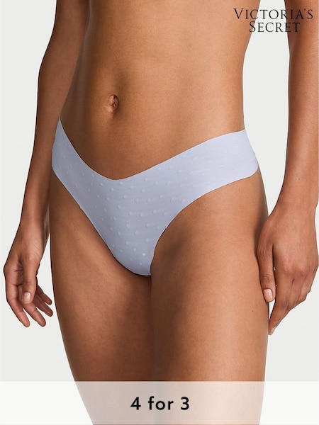 Victoria's Secret Soft Iris Blue Thong Knickers (W45637) | £9