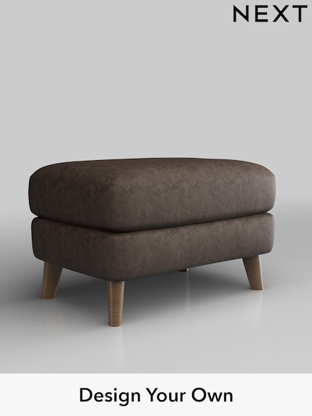 Monza Faux Leather Easy Clean/Peppercorn Brown Conway Relaxed Sit (W45700) | £425