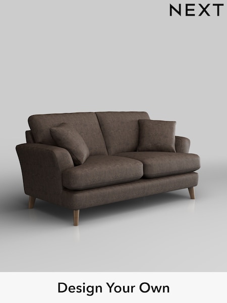 Monza Faux Leather Easy Clean/Peppercorn Brown Conway Relaxed Sit (W45700) | £1,250