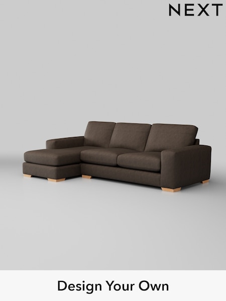 Antiqued Leather/Dark Brown Houghton Leather Deep Sit (W45708) | £2,750