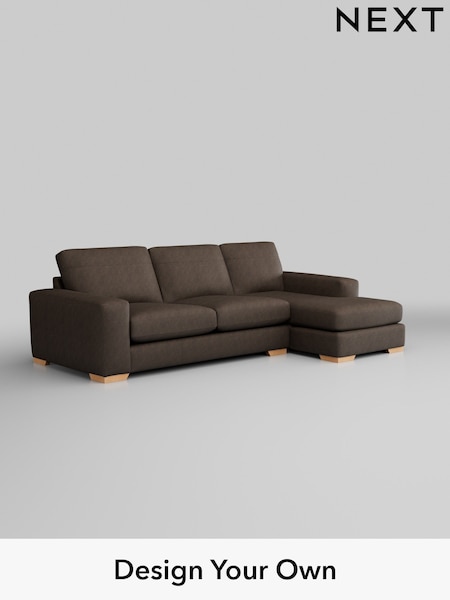 Antiqued Leather/Dark Brown Houghton Leather Deep Sit (W45708) | £2,750