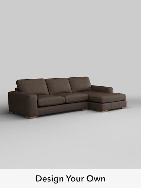 Antiqued Leather/Dark Brown Houghton Leather Deep Sit (W45708) | £2,850