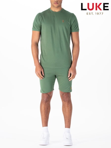 Luke 1977 100% Cotton Traff T-Shirt And Shorts Set (W45740) | £80