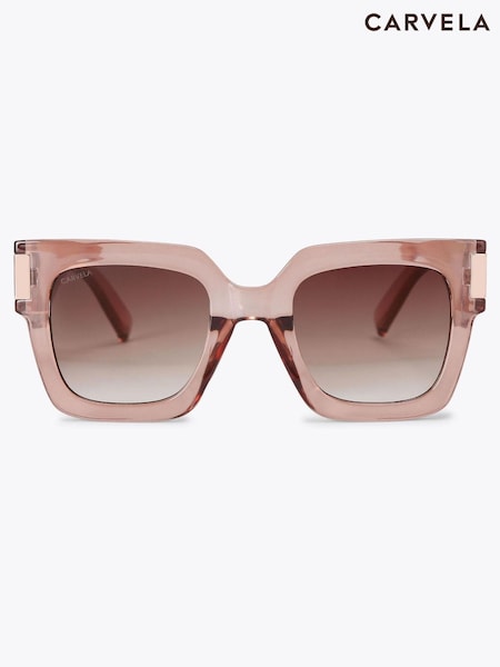 Carvela Lilac Purple Chunky Flare Sunglasses (W45850) | £79