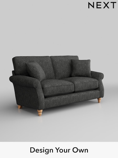 Boucle Weave Easy Clean/Charcoal Grey Ashford Relaxed Sit (W45972) | £1,225