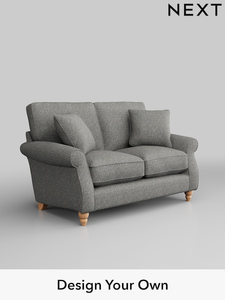 Chunky Boucle Easy Clean/Mid Grey Ashford Relaxed Sit (W45981) | £1,225