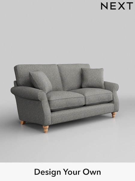Chunky Boucle Easy Clean/Mid Grey Ashford Relaxed Sit (W45981) | £1,325