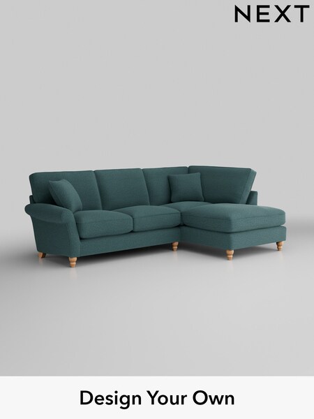 Chunky Chenille/Mid Teal Green Ashford Relaxed Sit (W45985) | £2,075