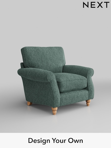 Cotswold Chenille/Mid Slate Teal Green Ashford Relaxed Sit (W45999) | £925