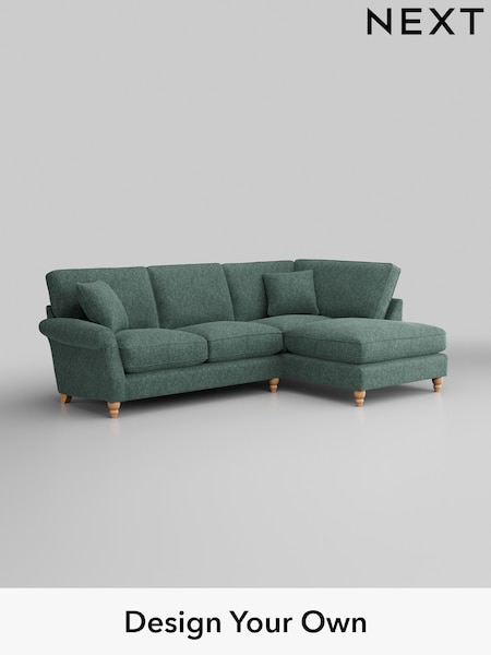 Cotswold Chenille/Mid Slate Teal Green Ashford Relaxed Sit (W45999) | £2,075