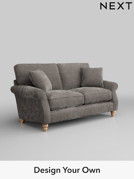 Distressed Velour/French Grey Ashford Relaxed Sit (W46004) | £1,325
