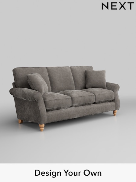 Distressed Velour/French Grey Ashford Relaxed Sit (W46004) | £1,425